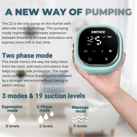 Zomee Z2 Breast Pump Acelleron Medical Products