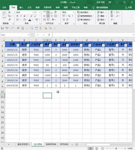 Excel小技巧手把手教你製作簡易的進銷存管理系統 每日頭條