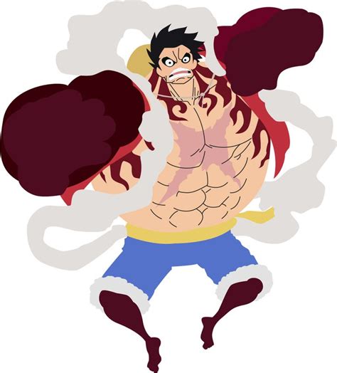 Monkey D Luffy Gear 4 Minimalistic