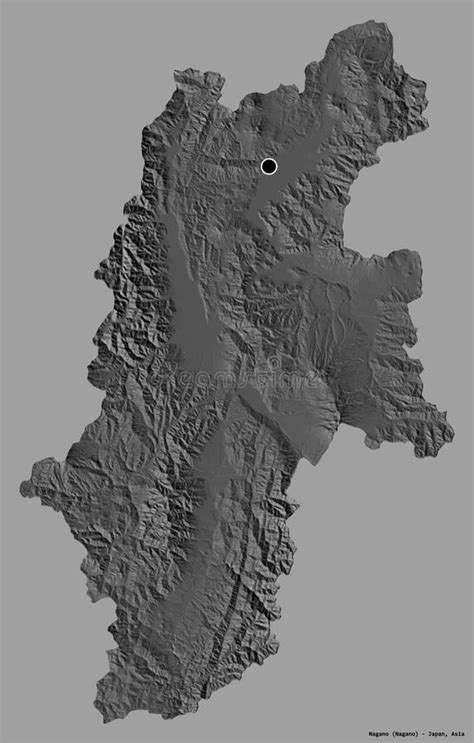 Map of Nagano Prefecture of Japan Stock Vector - Illustration of state ...