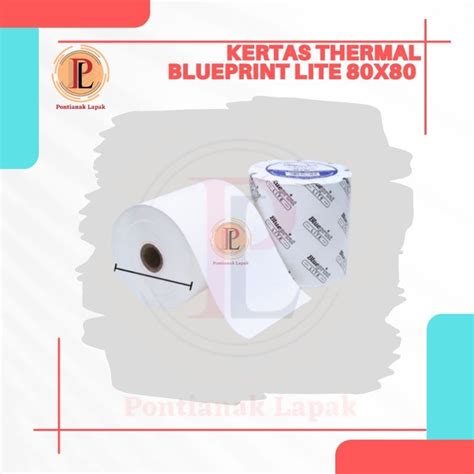 Jual Kertas Struk Thermal Blueprint Lite 80x80 Shopee Indonesia