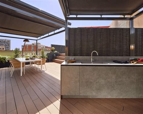 Ático con piscina privada en Barcelona Terraza Shadow Molins