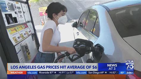 Average Price Of Gas Tops 6 Per Gallon In La County Ktla