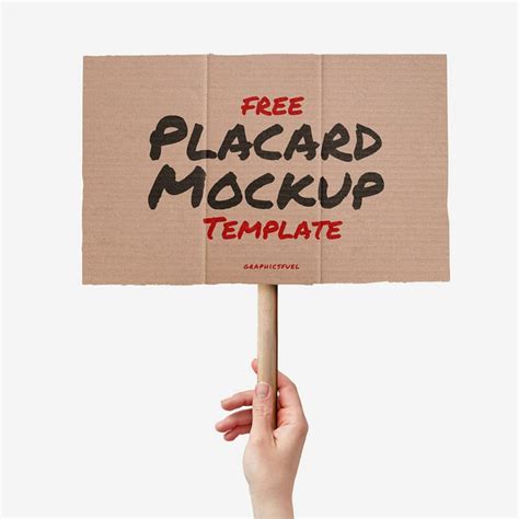 placard mockup template css author