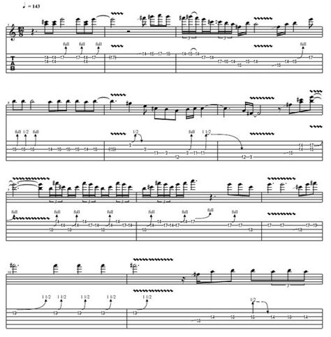 Guitartabmaker Toto Hold The Line Solo Tab