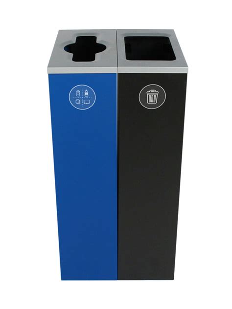 Combination Recycle Bin - Recycling Containers - Recycle Bin