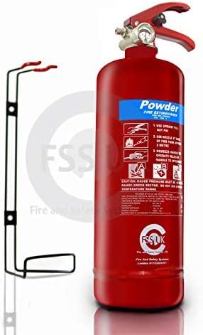 Premium FSS UK 1 KG ABC Dry Powder BSI KITEMARKED FIRE Extinguisher