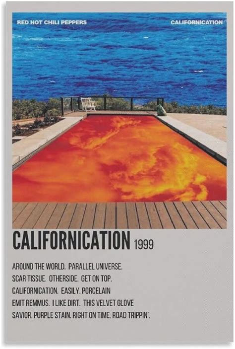 Red Hot Chili Peppers Californication Cover S Vintage Posters Music Poster RHCP Poster Sold