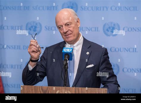 New York United States Th Apr Un Special Envoy For Syria