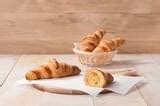 Croissant prépoussé Les Secrets du Fournil 80 g Fiche produit Coup