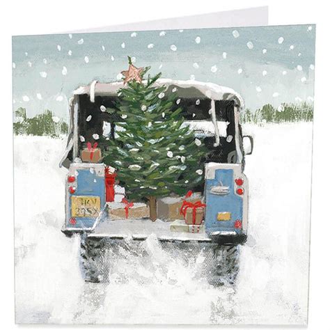 Jolly Journey Christmas Cards Pack Of 6 Duck Barn Interiors