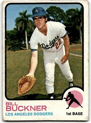 Topps Bill Buckner B Los Angeles Dodgers Ebay