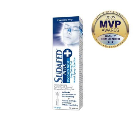 SUDAFED Plus® Blocked Nose Nasal Spray | Academy Plus