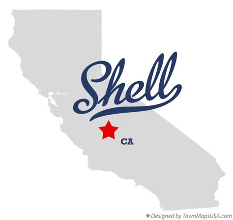 Map of Shell, CA, California