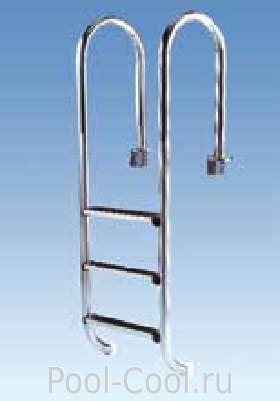 Лестница для бассейна Flexinox MURO 3 ступени LUXE, сталь AISI 304 ...