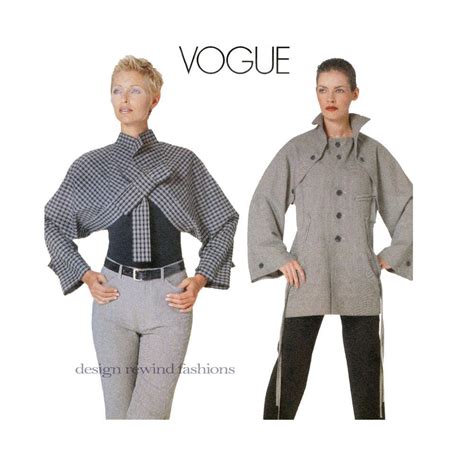 SEWING PATTERN VOGUE 2088 V2088 ISSEY MIYAKE DESIGNER ORIGINAL MISSES