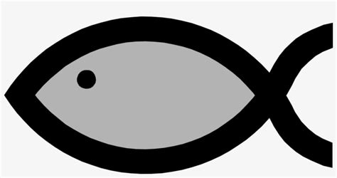 Jesus Fish Png Clip Art Black And White - Illustration Transparent PNG ...