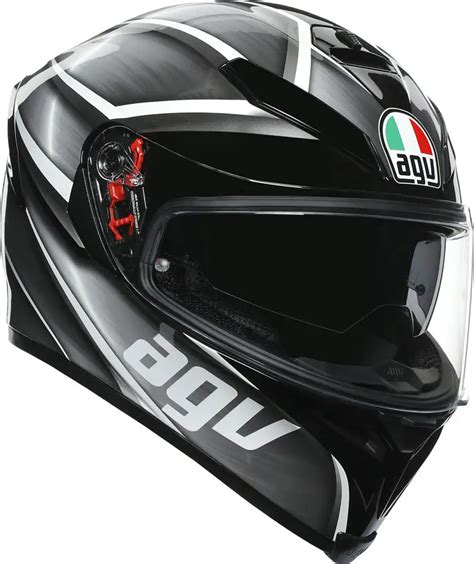 Casco Integrale AGV K5 S MPLK MULTI TEMPEST In Fibra Nero Argento