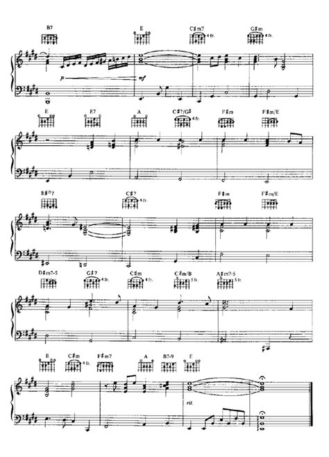 LOVE IS A MANY SPLENDORED THING Piano Sheet music | Easy Sheet Music