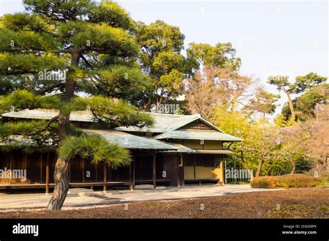 Suwa Tea House of Imperial Palace East Garden in Tokyo Stock Photo - Alamy