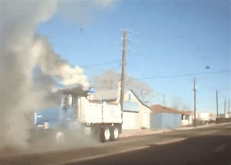 VIDEO: Runaway Diesel Engine Creates Zero Visibility Driving Conditions