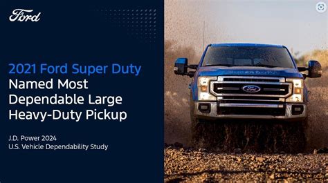 2021 Ford Super Duty Named Most Dependable Large Heavy-Duty Pickup ...