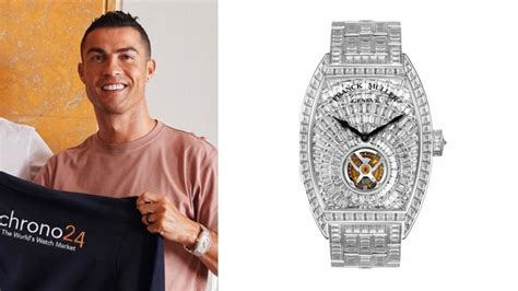 Cristiano Ronaldo Spotted Wearing Diamond Franck Muller Watch » This Is ...