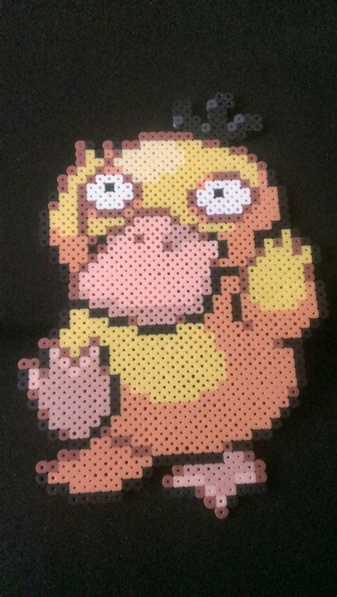 Pokemon Psyduck Pixel Art Perler Bead Sprite By Melparadise Perler