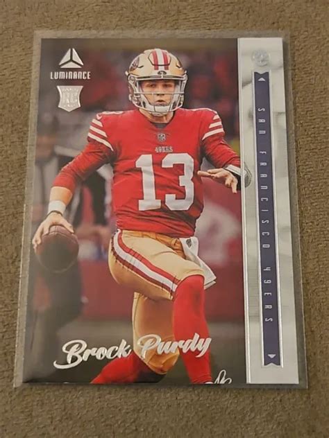 Brock Purdy Nfl Panini Chronicles Luminance Recrue San Francisco