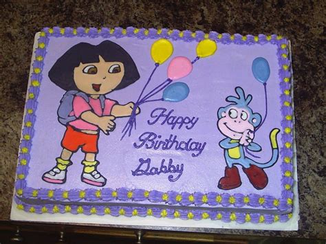 Dora And Boots - CakeCentral.com