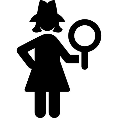 Detective Femenino Iconos Gratis De Personas