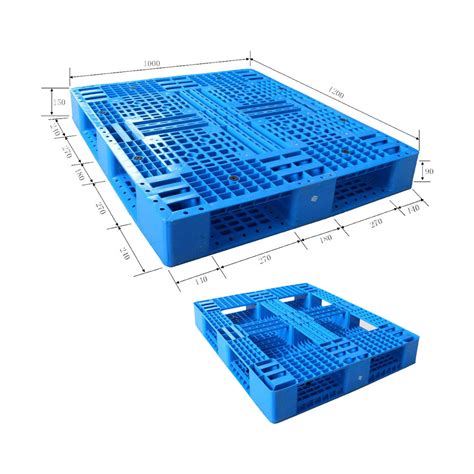 China Single Face Standard Rackable Hdpe Euro Plastic