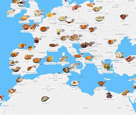 Discover the typical foods of every country in the world.