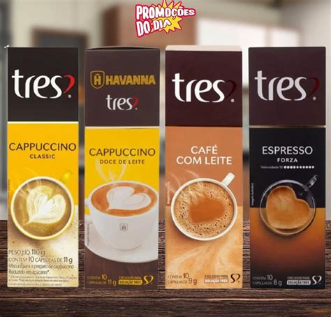 ENCERRADO Kit Cápsula Cappuccino Classic TRES 3 Corações e Doce de