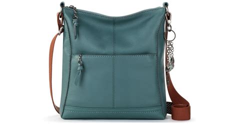 The Sak Lucia Leather Crossbody In Green Lyst