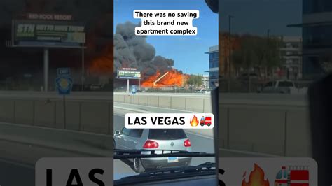 Las Vegas Apartment Complex Makes Huge Fire Fire Lasvegas