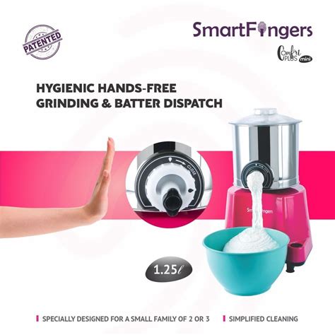 For Domestic Comfort Plus Mini Wet Grinder 125 L Pink At Rs 7790