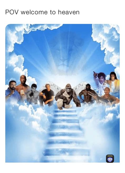 POV welcome to heaven | @memebehindthememe | Memes