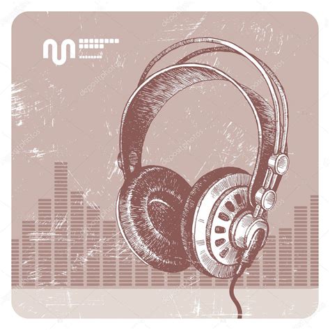 Hand Drawn Headphones Stock Vector S E R G O 1793144