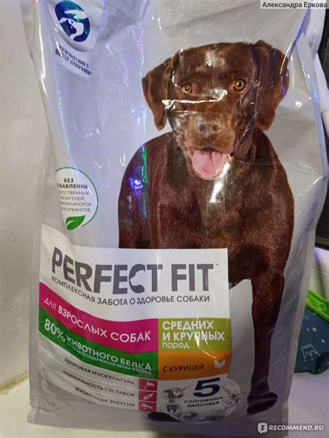 Корм для взрослых собак Perfect Fit с курицей - «Гранулы влажные ...