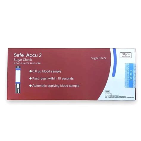 Sinocare Safe Accu Test Strips Tista Online Shop