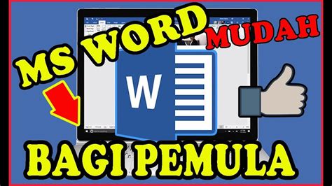 Belajar Microsoft Word Bagi Pemula Praktek Mudah Bagian 3 Youtube