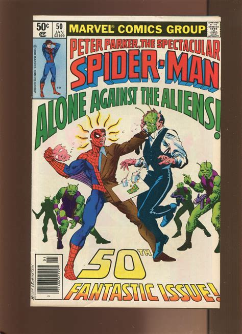 Spectacular Spiderman 50 Frank Miller Cover Art Newsstand Edition