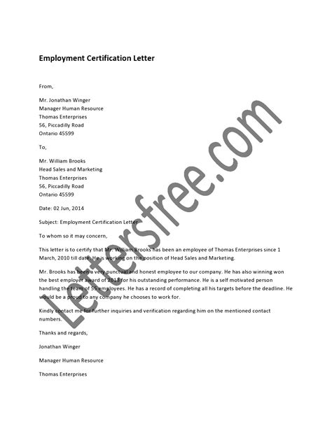 Certified Letter Format Examples Wallpaper Site