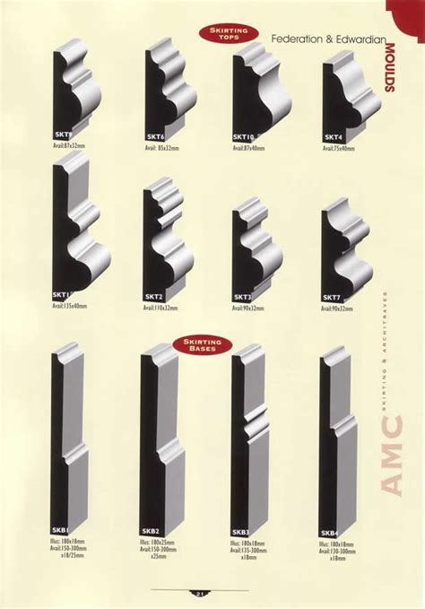 Skirting Tops Skirting Bases Architraves Timber Mouldings Pre