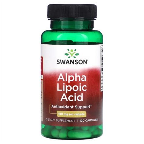 Swanson Alpha Lipoic Acid 100 Mg 120 Capsules 120 Count Pick N Save