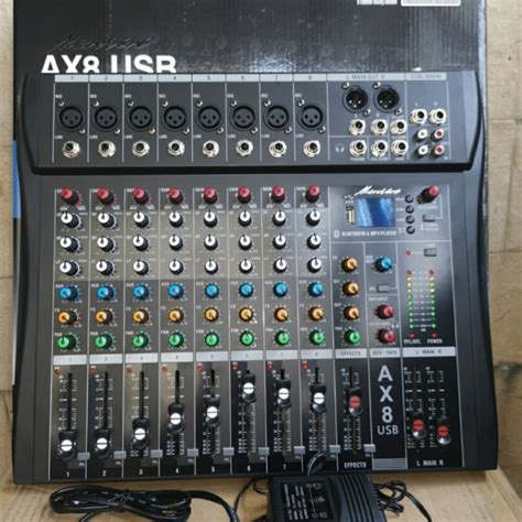 Jual Mixer Audio Microverb Ax N Ax N Channel Full Usb Mp