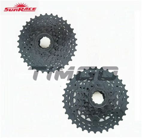 Sunrace Mtb Road Bike 7 8 Speed Cassette 11 34t Compatible Shimano Sram Black Ebay