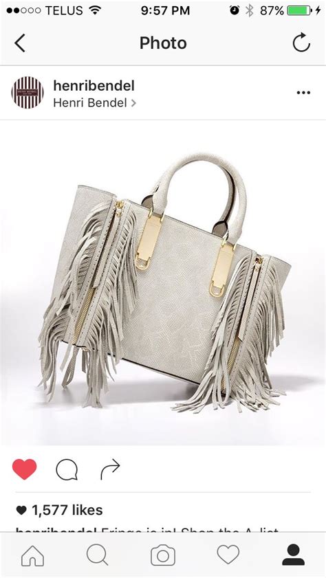 Fringe Bags Bendel Top Handle Bag