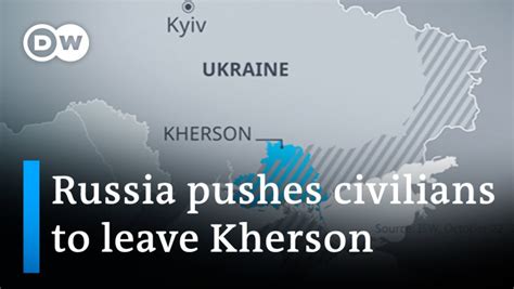 Ukraine Kherson Front Lines In Flux DW News Nexth City